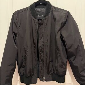 Madewell Black Bomber Jacket